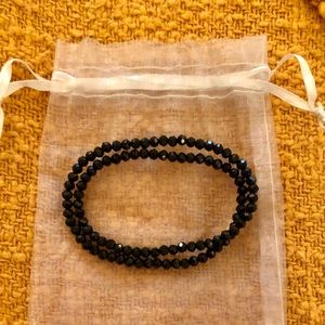 Black stone bracelet